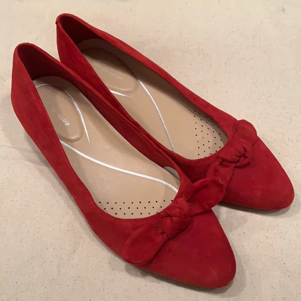 Easy Spirit Calasee Suede Low Heel Dress Shoes new